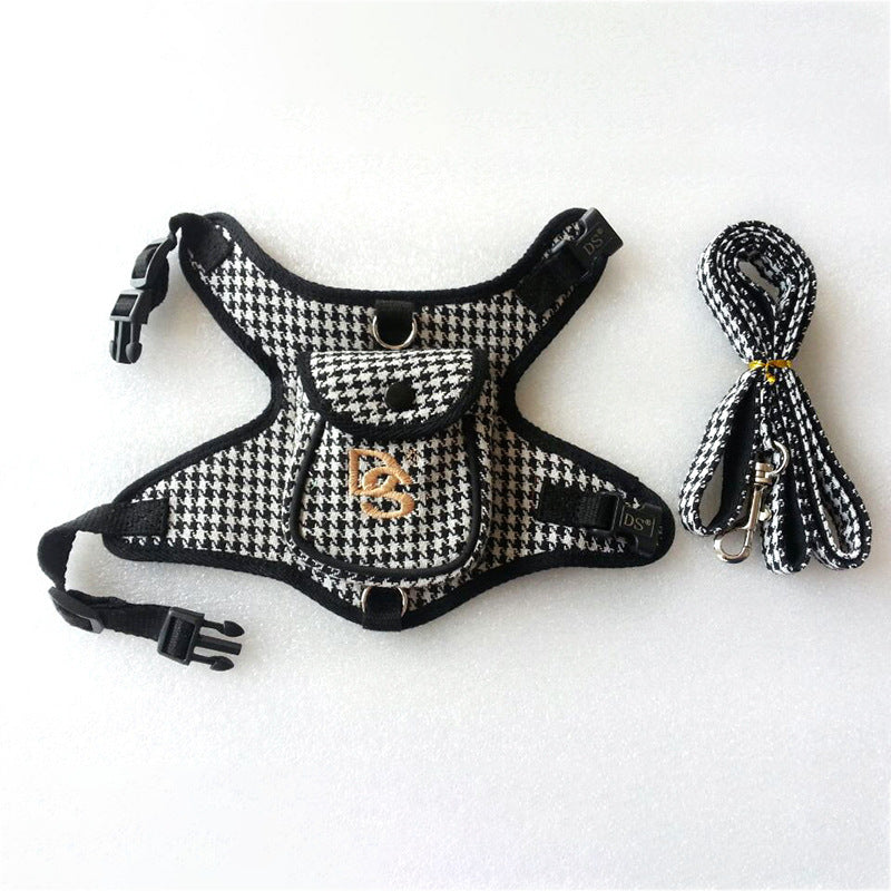 Pet Vest Houndstooth Pet Suit - petshop4ever.com