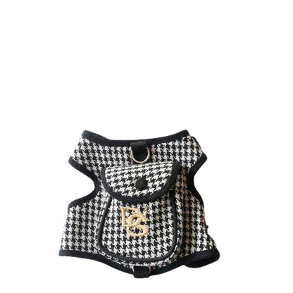 Pet Vest Houndstooth Pet Suit - petshop4ever.com