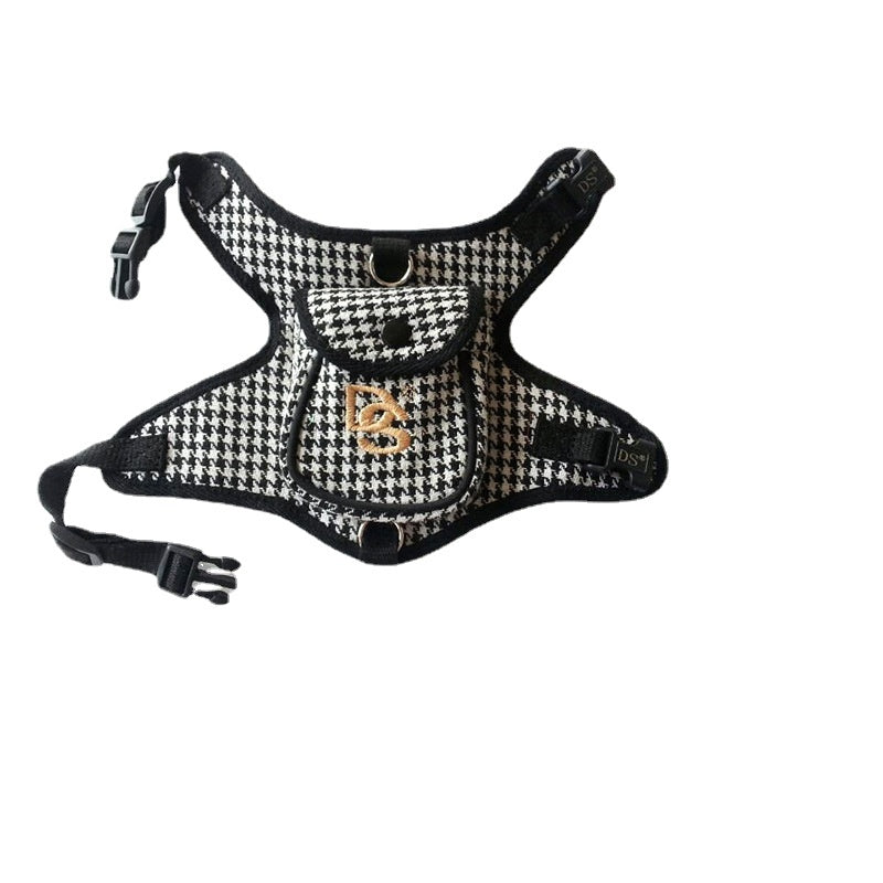 Pet Vest Houndstooth Pet Suit - petshop4ever.com